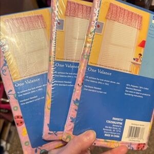 3 Home Trends Floral Valance - Bubblegum Garden